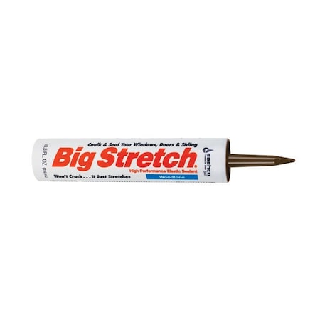 Big Stretch Sashco Big Stretch Woodtone Elastomeric Acrylic Latex Door/Siding/ Window Caulk 10.5 oz 10018